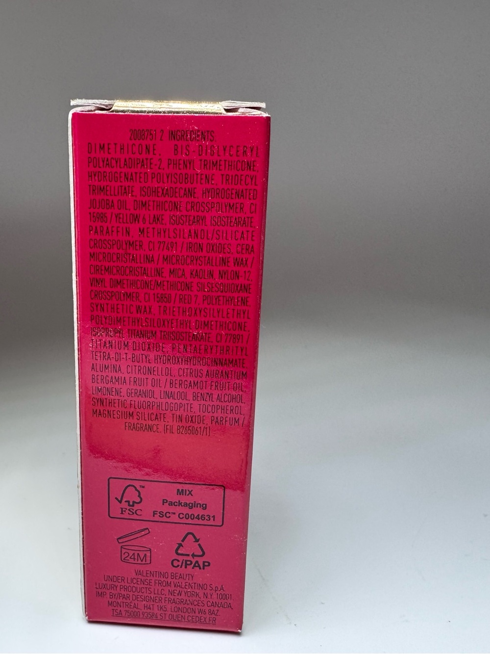 Valentino Refillable Lipstick color 219A STAR STUDDED NWT - Picture 4 of 8